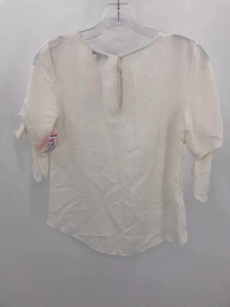 Pre-Owned Ann Taylor White Size XXSP Blouse