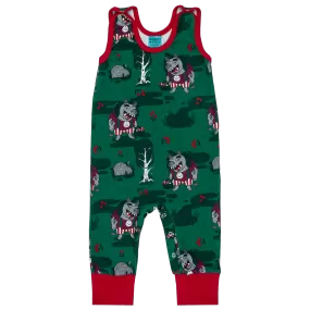 Raspberry Republic Forest Trolls Dungarees