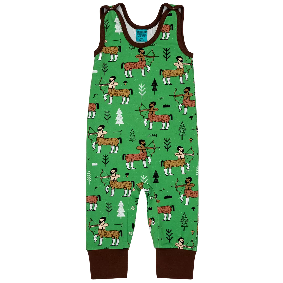 Raspberry Republic Green Enchanted Forest Dungarees