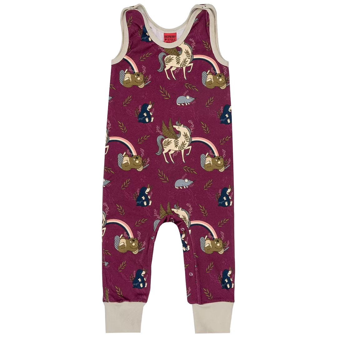 Raspberry Republic Unicorn Crew Dungarees