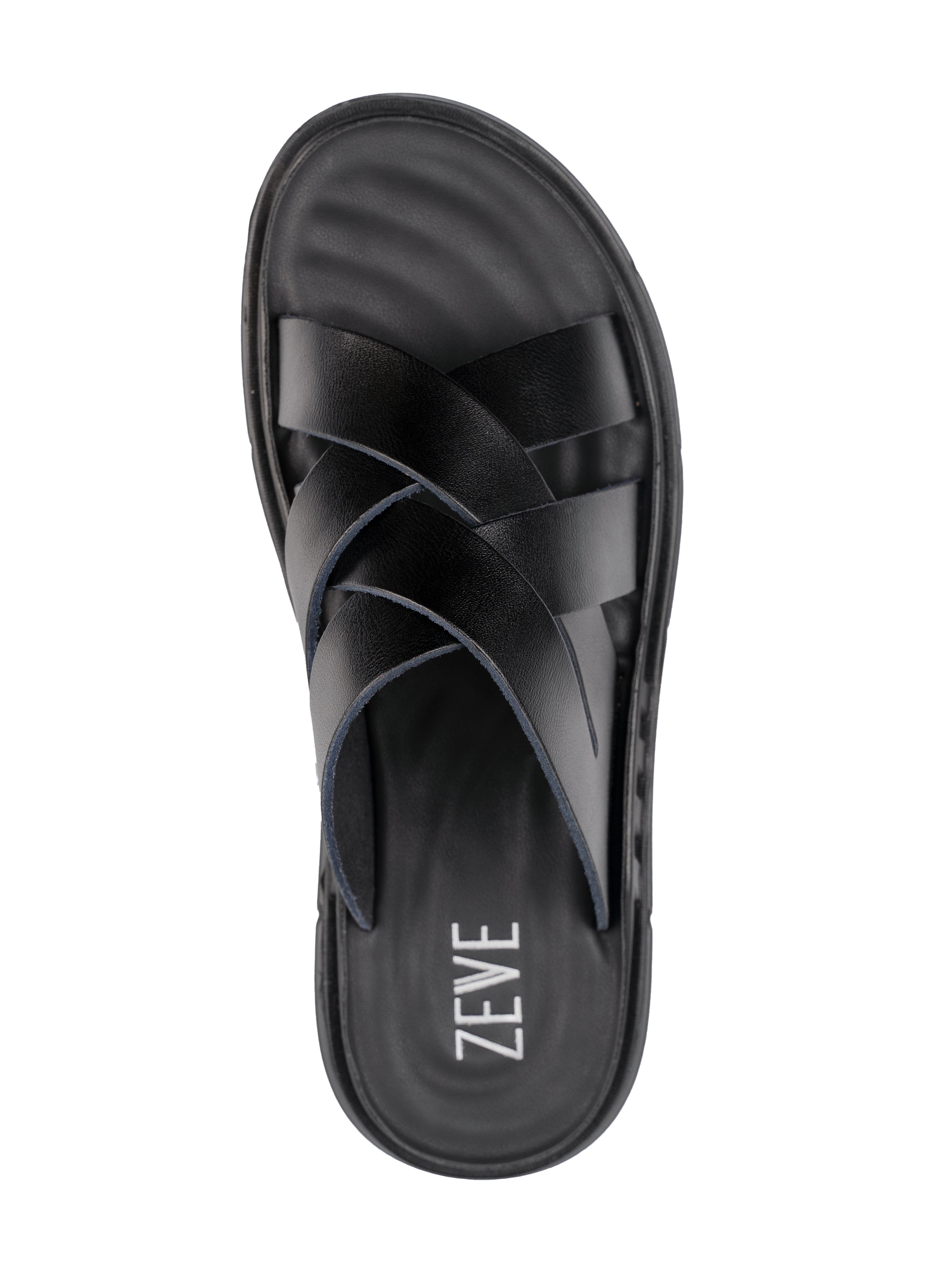 Remy Sandal - Black Leather