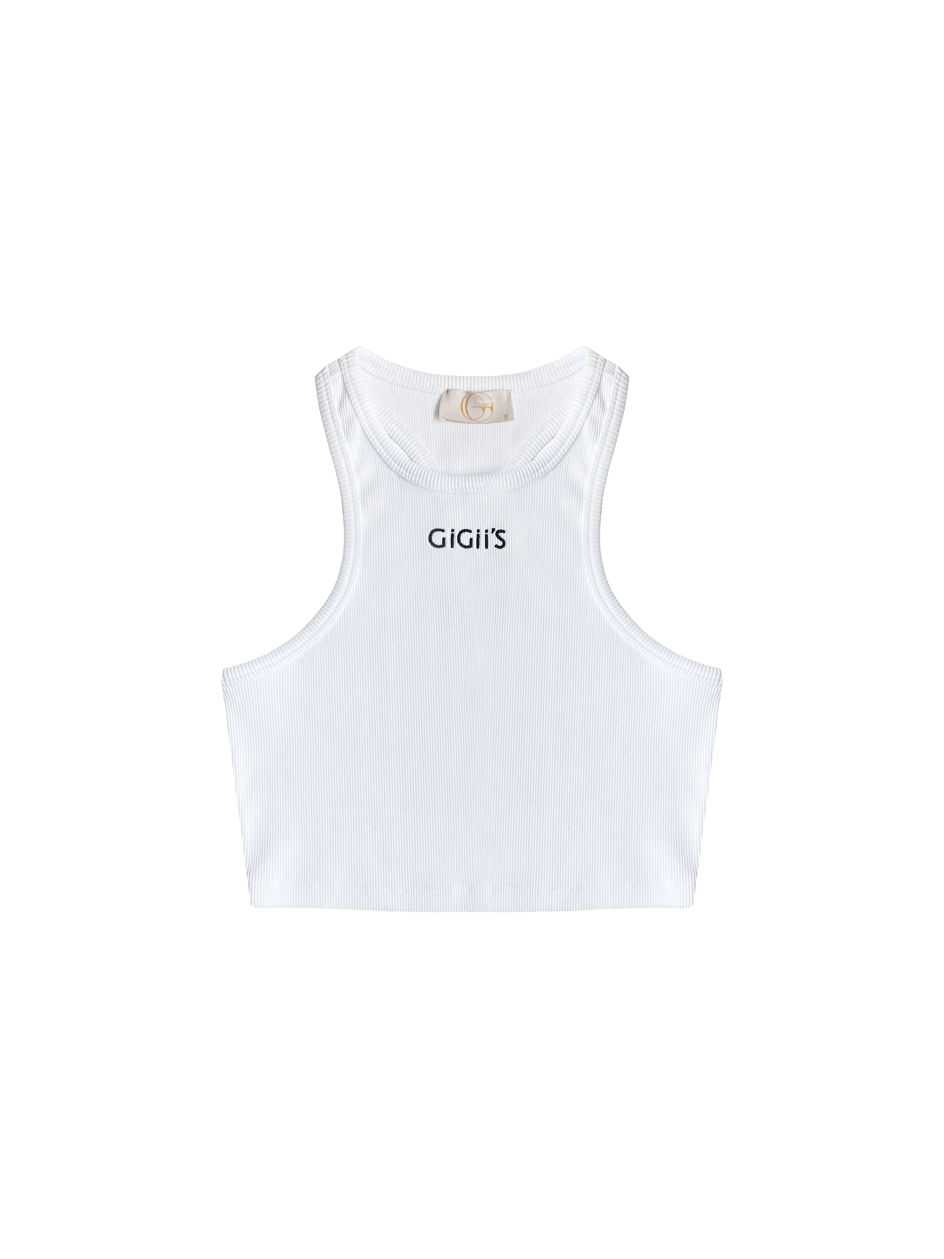 Soho Crop Tank - White