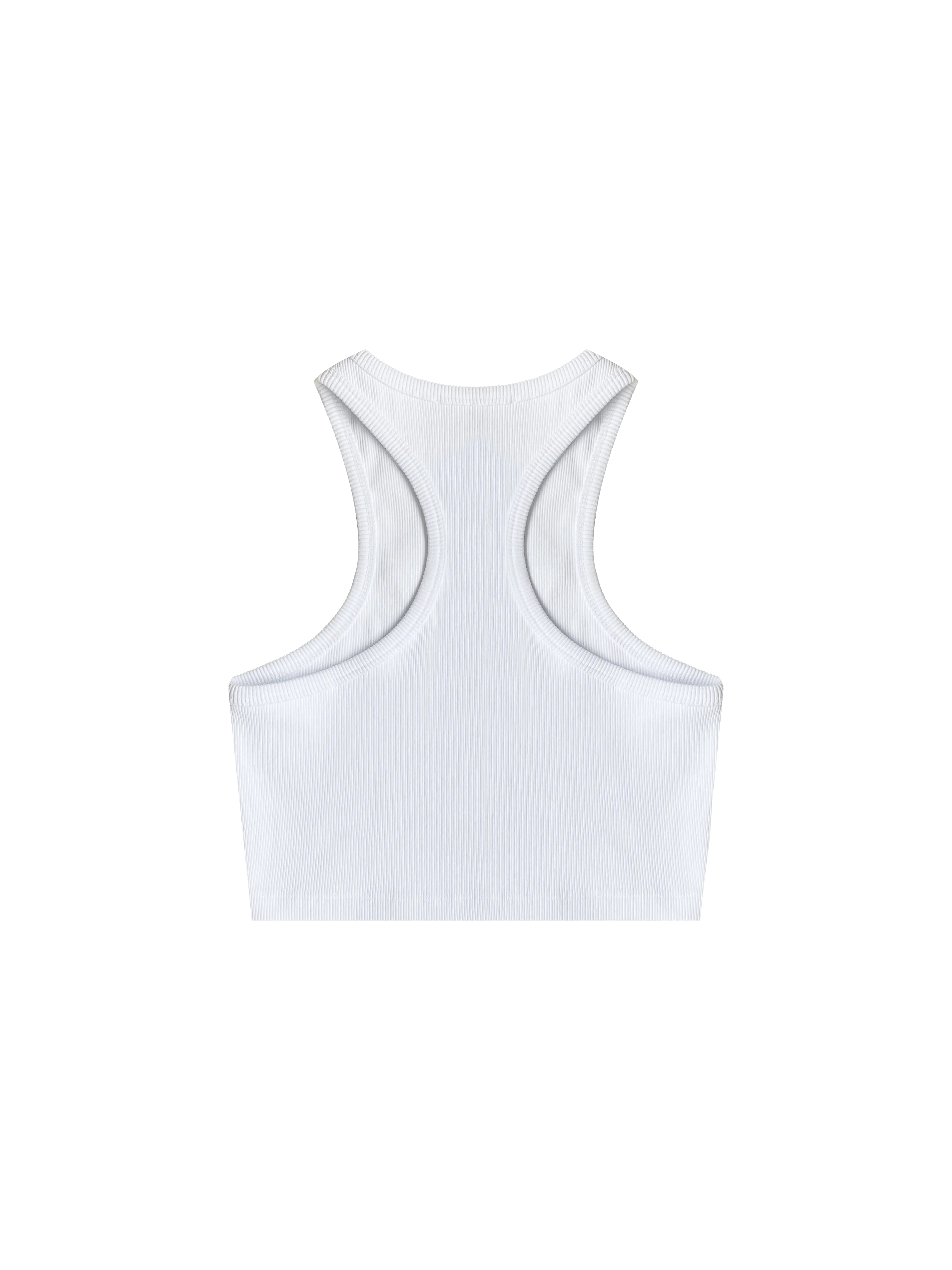 Soho Crop Tank - White