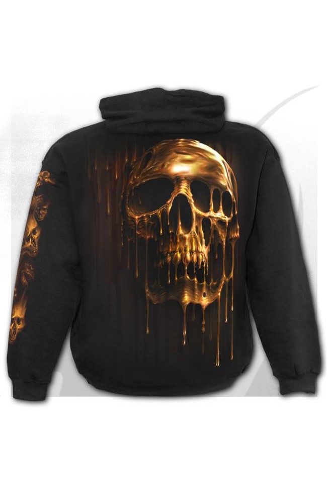 Spiral - Dripping Gold Hoody Hoodie Pullover | Dark Ages