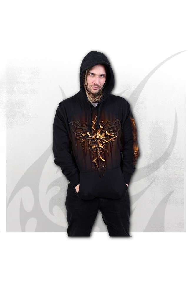 Spiral - Dripping Gold Hoody Hoodie Pullover | Dark Ages