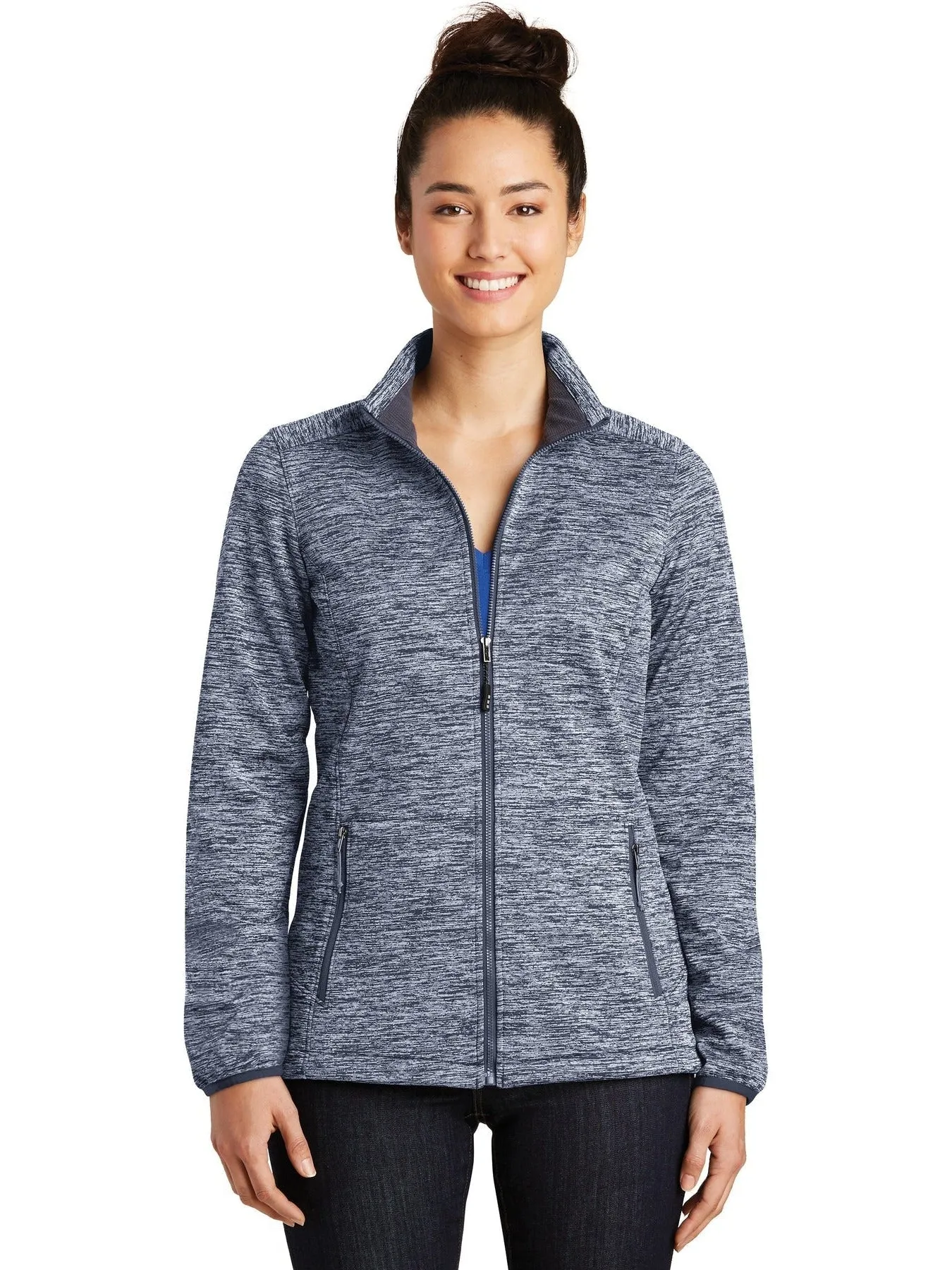 Sport-Tek Ladies Electric Heather Soft Shell Jacket