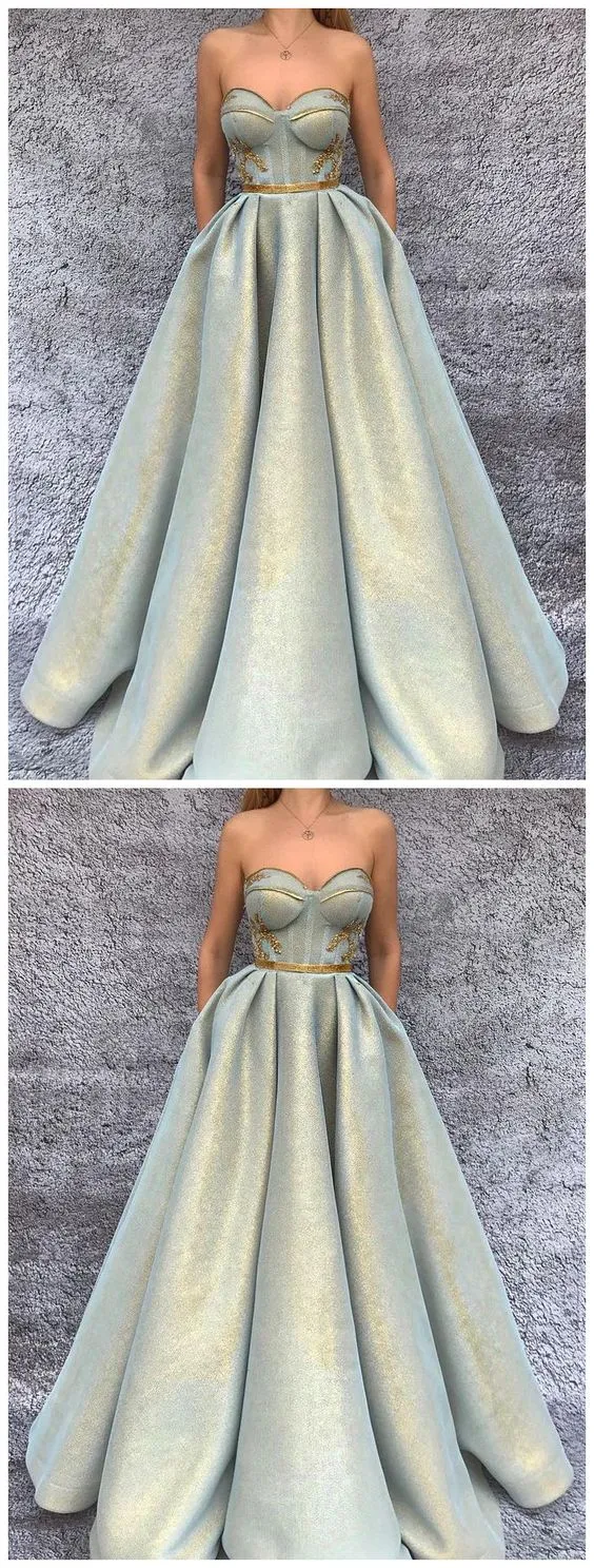 Strapless Bra Bust Long Ball Gown Prom Dress Formal Occasion Dress