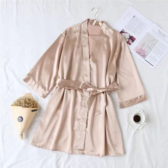 Summer Kimono Robe Sleepwear