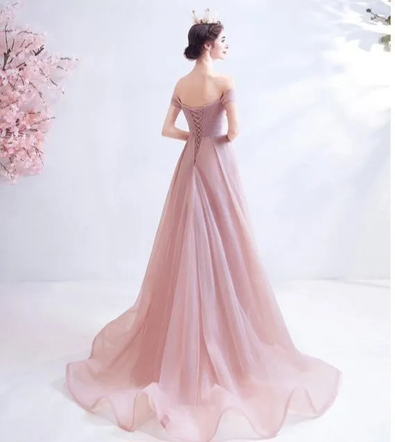 The Kaylee Off Shoulder Gown (Available in 2 colours)