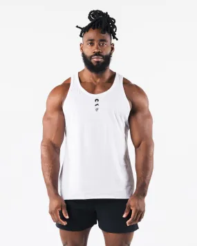 Three Pillar Tank - White