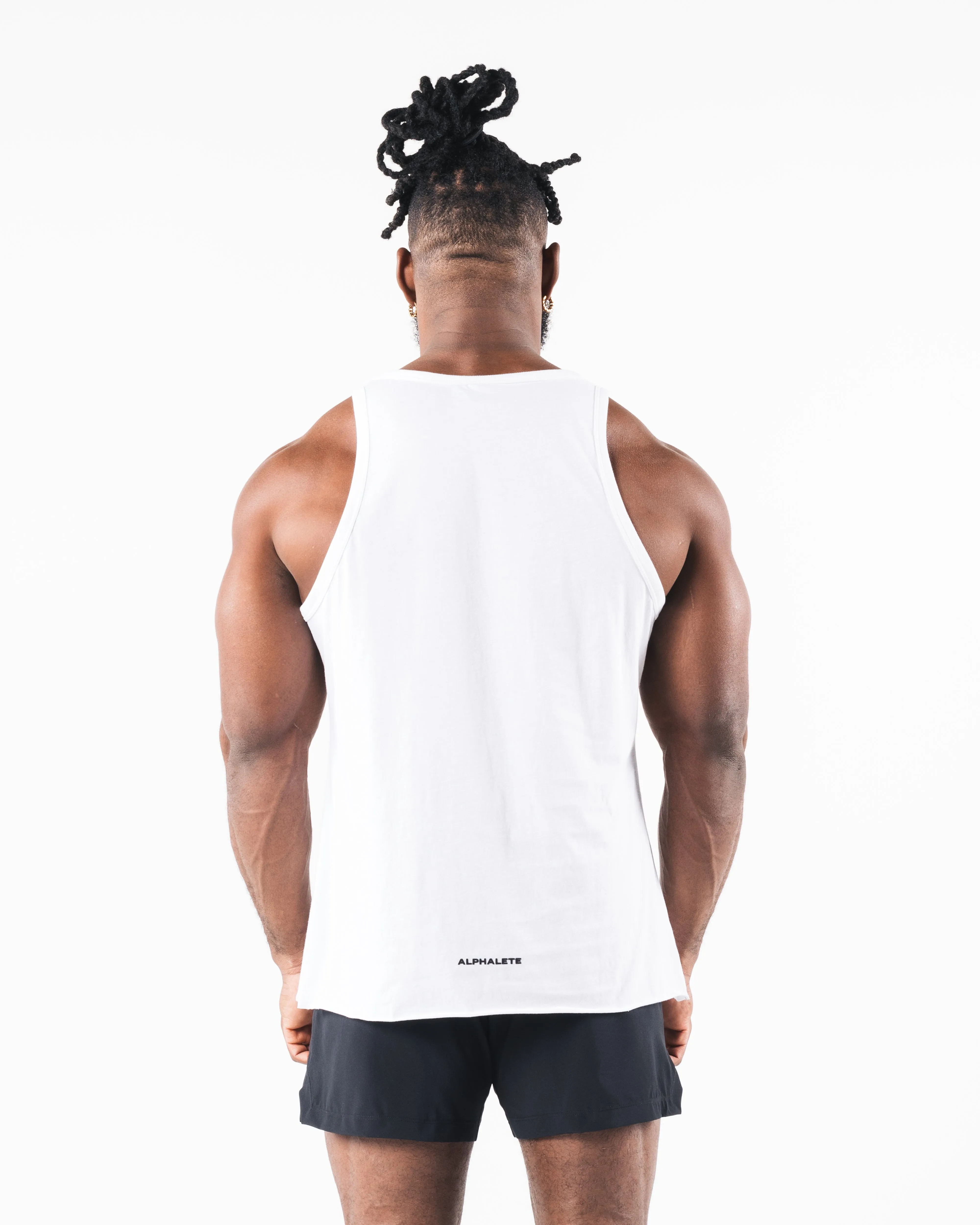 Three Pillar Tank - White