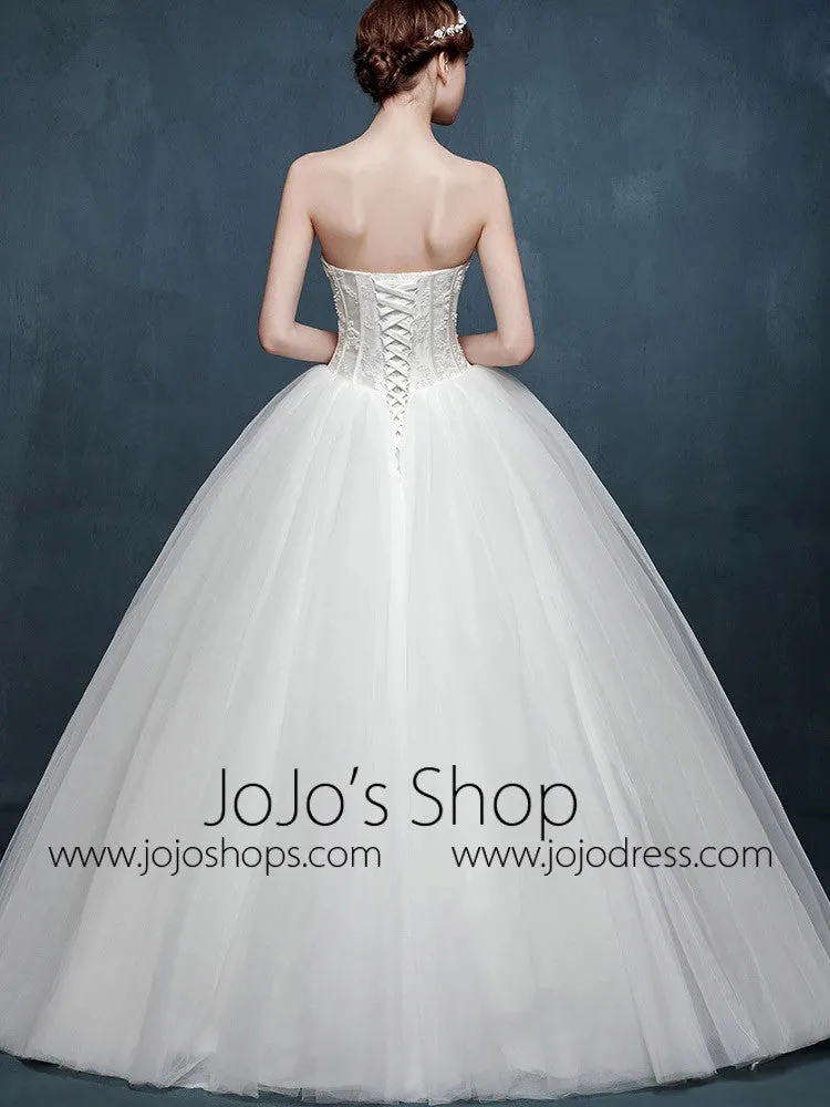 Timeless Strapless Princess Ball Gown Dress