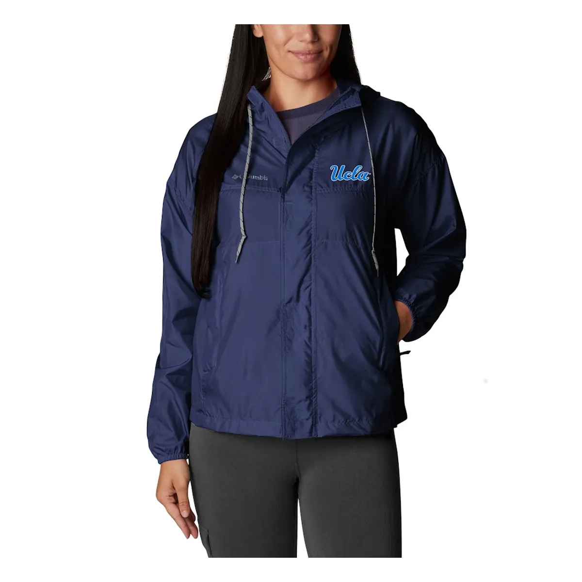 UCLA Womens Flash Challenger Windbreaker Navy