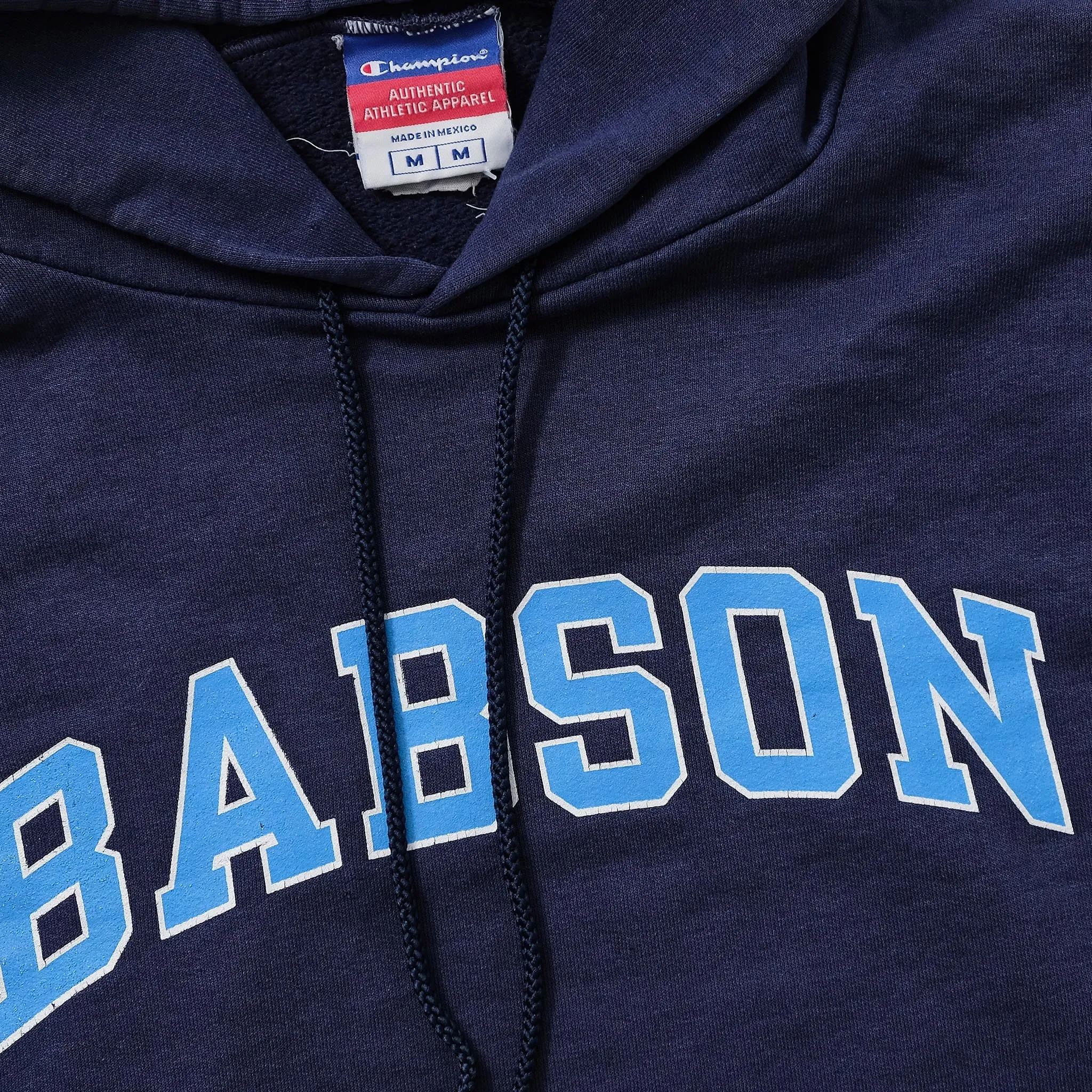 Vintage Champion Babson College Hoody Small