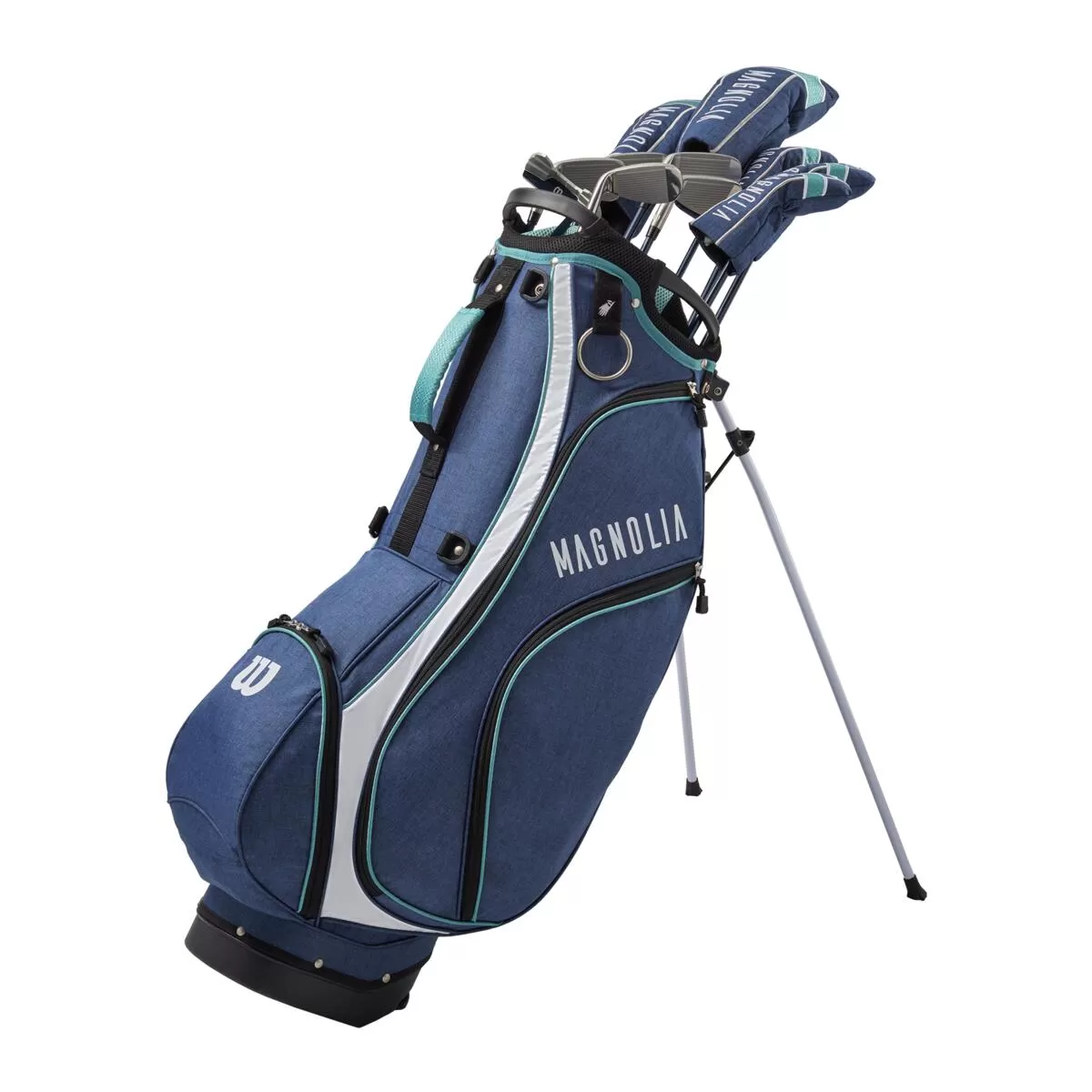 Wilson Ladies Magnolia Navy Aqua Complete Golf Box Set