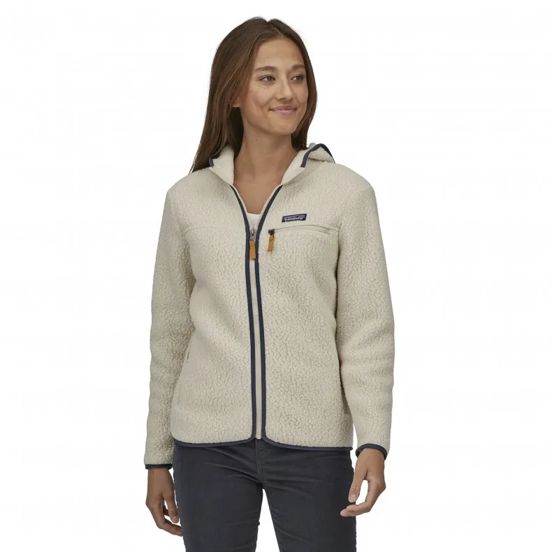 Women's Patagonia Retro Pile Fleece Hoody (Pelican)