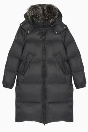 Yves Salomon Convertible Puffer Jacket - Black