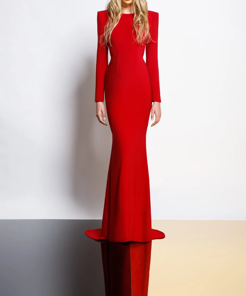 Zhivago Forte Gown In Red